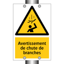 Avertissement de chute de branches