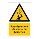 Avertissement de chute de branches