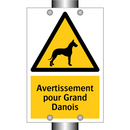 Avertissement pour Grand Danois