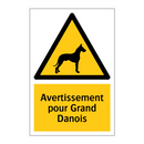 Avertissement pour Grand Danois