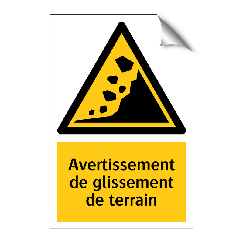 Avertissement de glissement de terrain