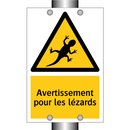 Avertissement pour les lézards