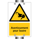 Avertissement pour loutre