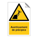 Avertissement de précipice