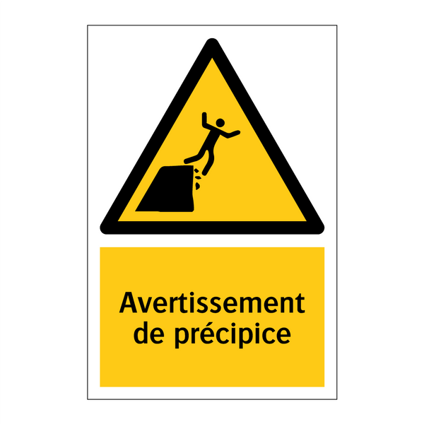 Avertissement de précipice