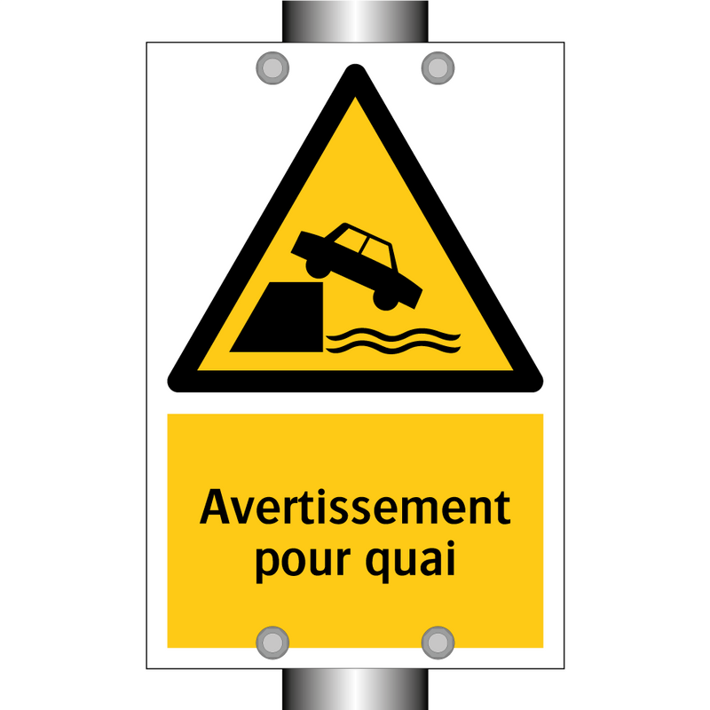 Avertissement pour quai
