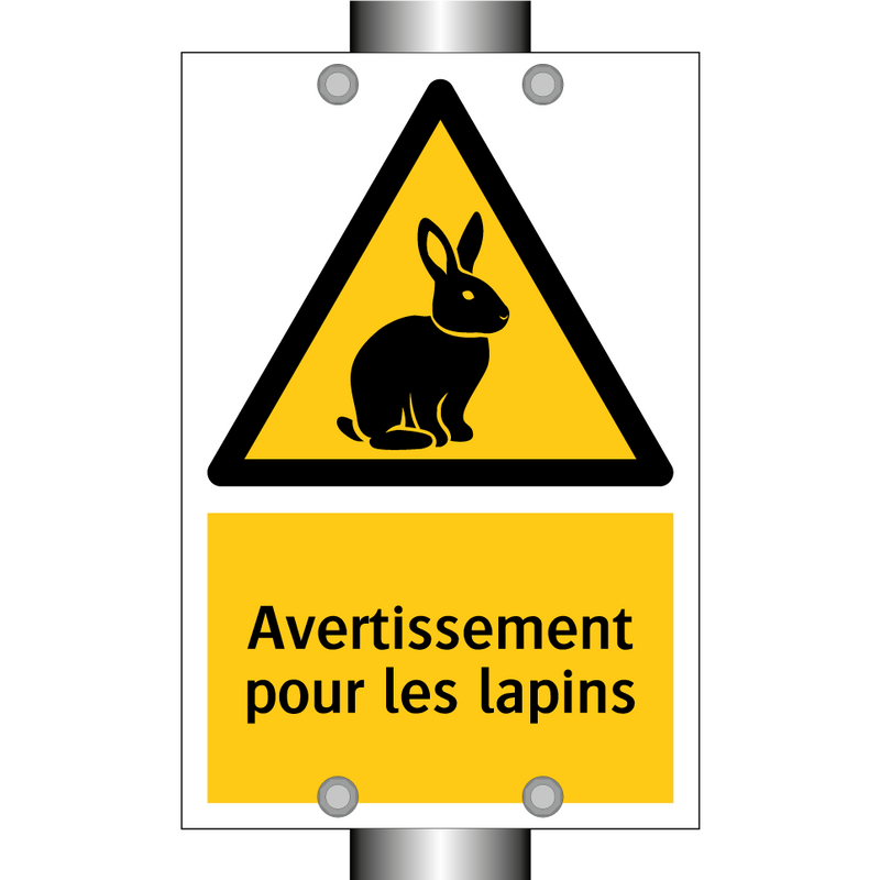 Avertissement pour les lapins