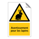 Avertissement pour les lapins