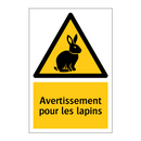 Avertissement pour les lapins