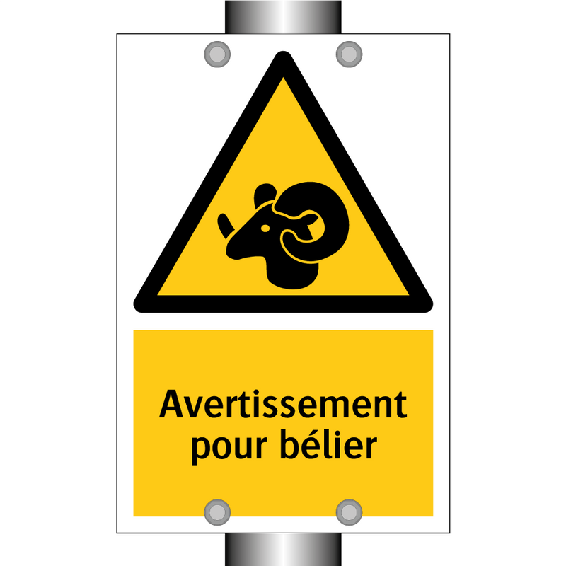 Avertissement pour bélier