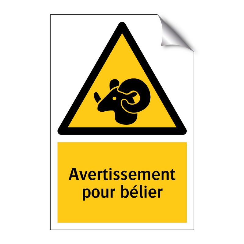 Avertissement pour bélier