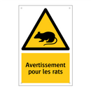 Avertissement pour les rats