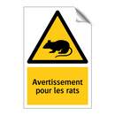 Avertissement pour les rats