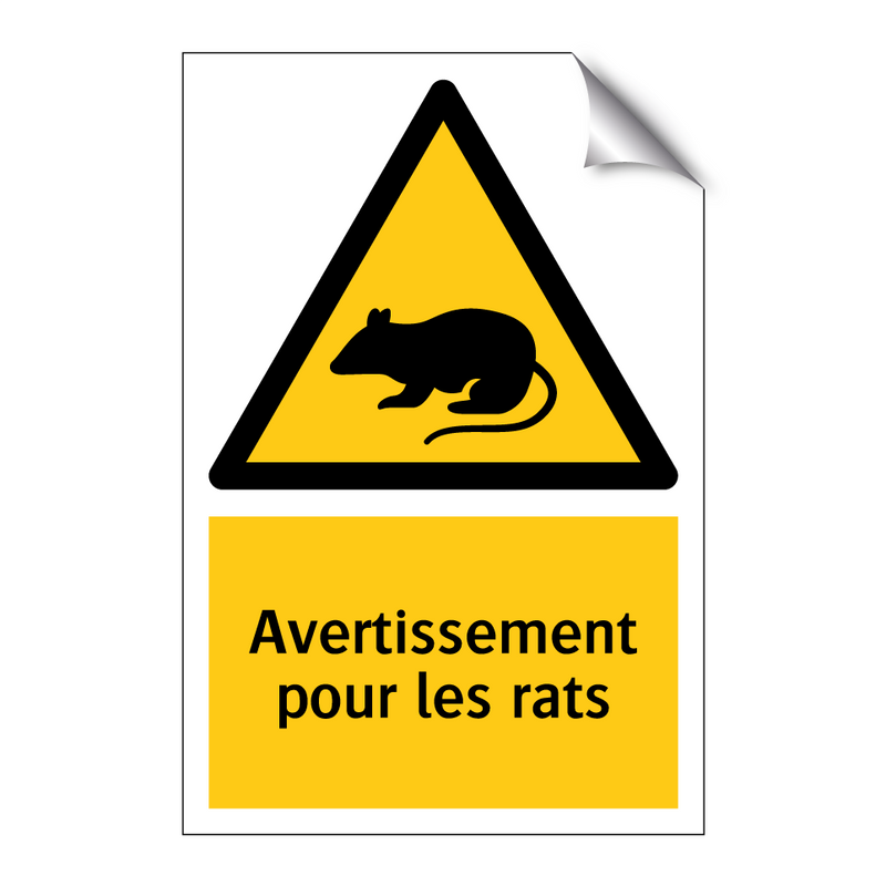 Avertissement pour les rats