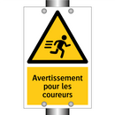 Avertissement pour les coureurs