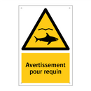 Avertissement pour requin