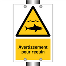 Avertissement pour requin