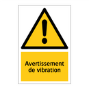 Avertissement de vibration
