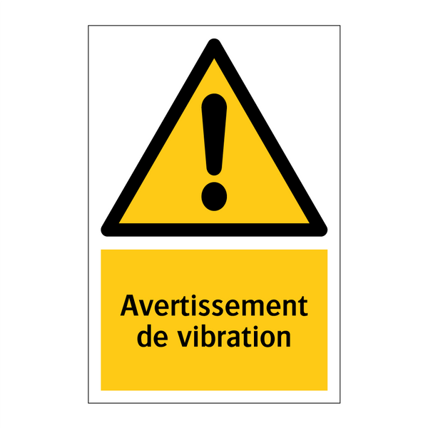 Avertissement de vibration