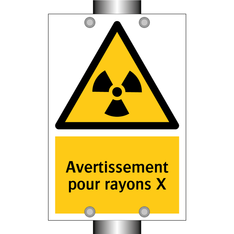 Avertissement pour rayons X