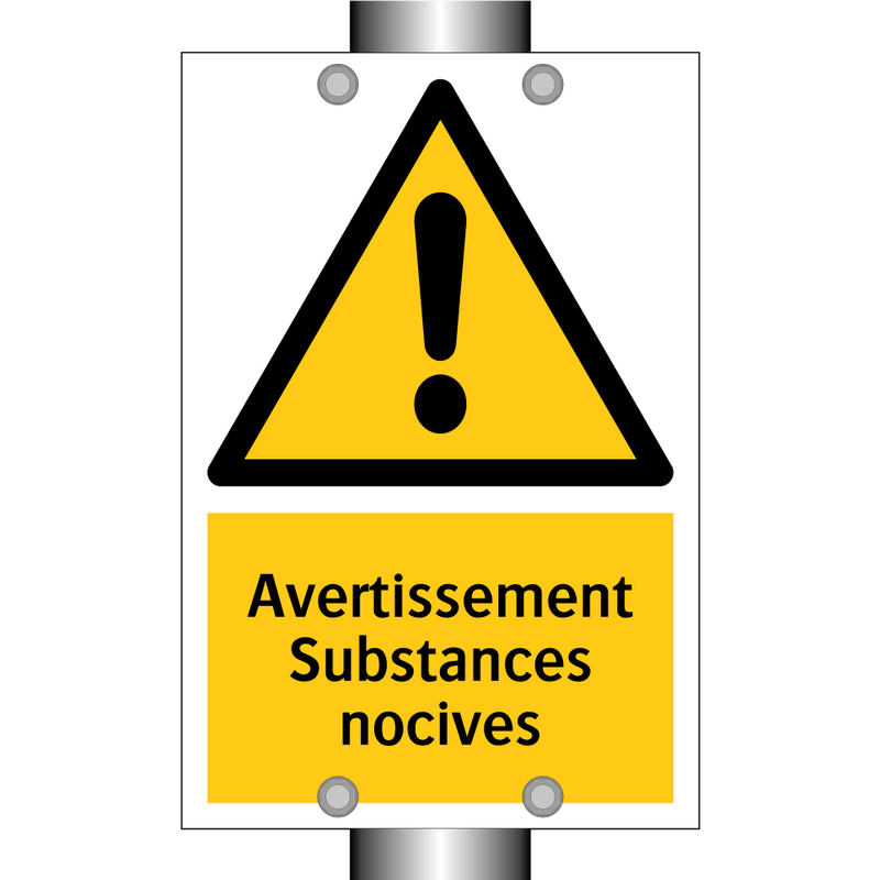 Avertissement Substances nocives