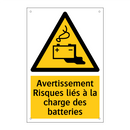 Avertissement Risques liés à la charge des batteries