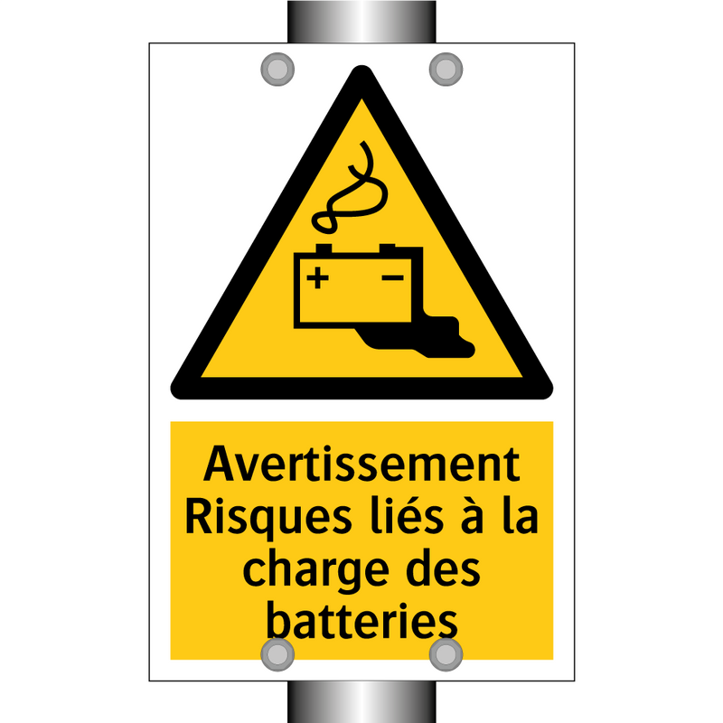 Avertissement Risques liés à la charge des batteries