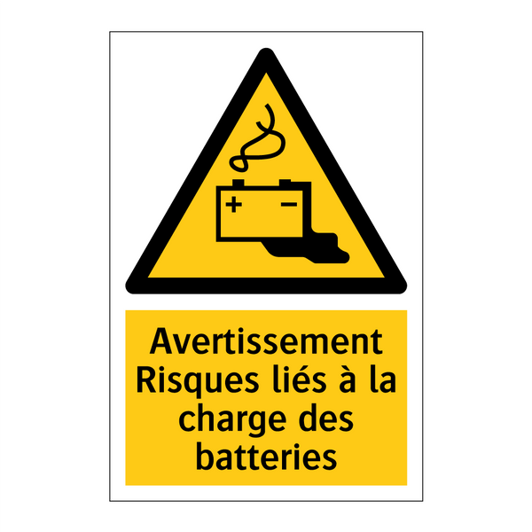 Avertissement Risques liés à la charge des batteries