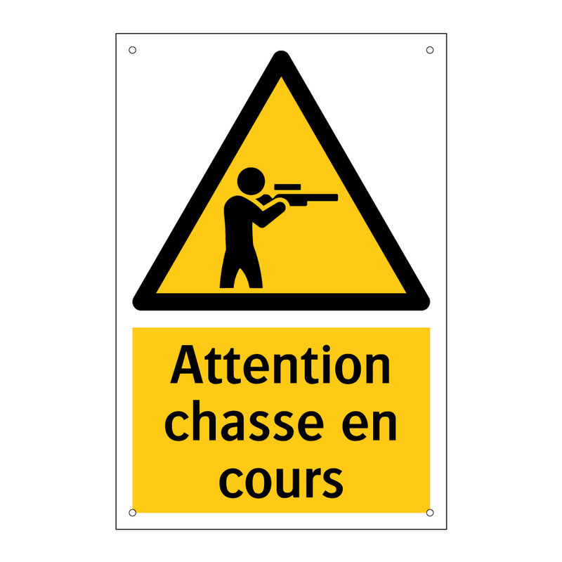 Attention chasse en cours