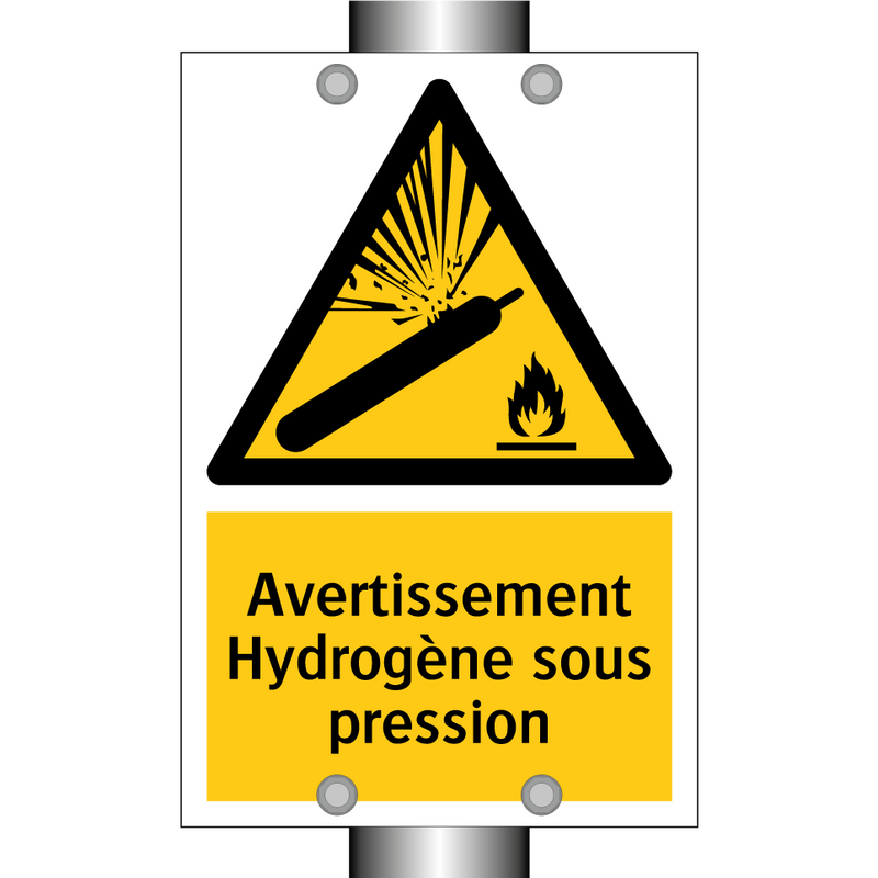 Avertissement Hydrogène sous pression