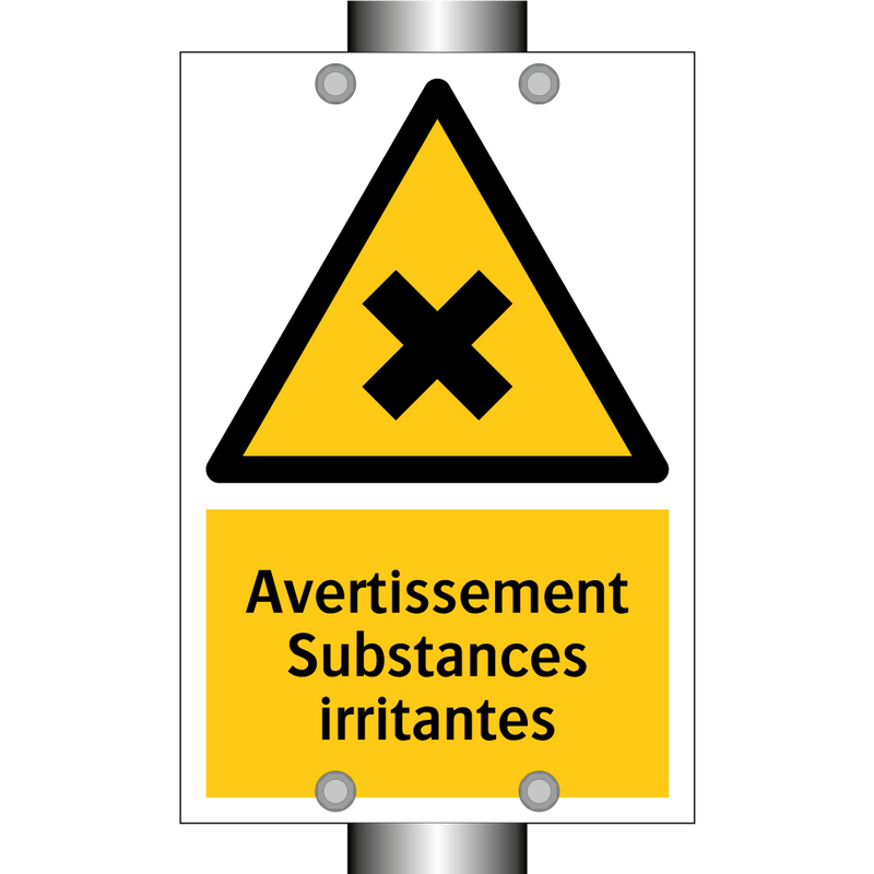 Avertissement Substances irritantes