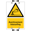 Avertissement kitesurfing