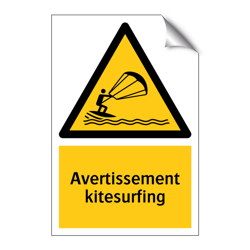 Avertissement kitesurfing