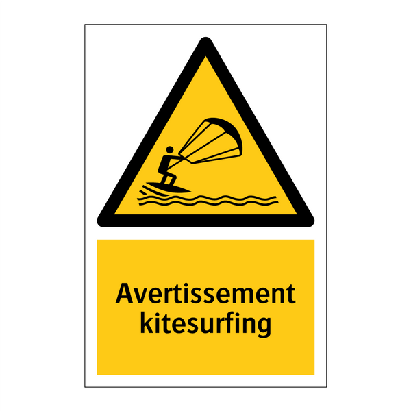 Avertissement kitesurfing