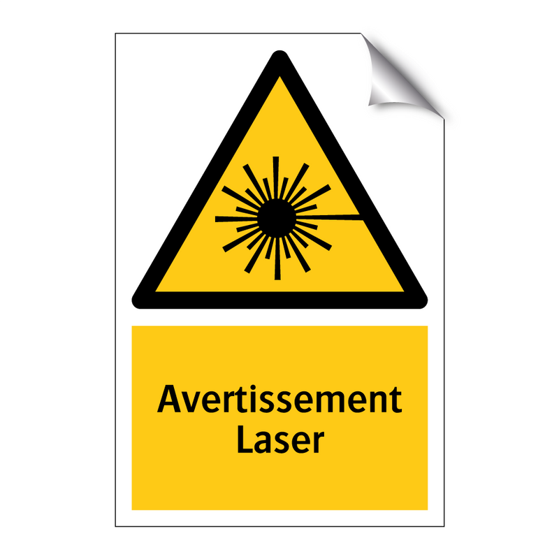 Avertissement Laser