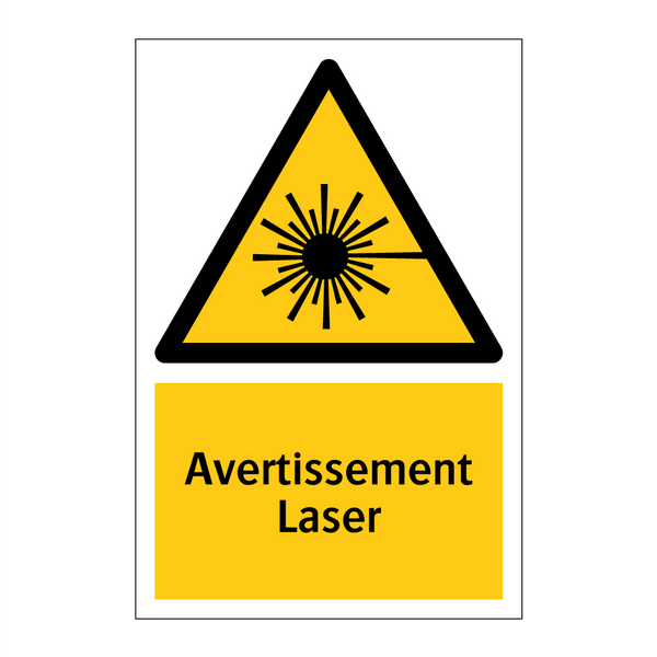 Avertissement Laser