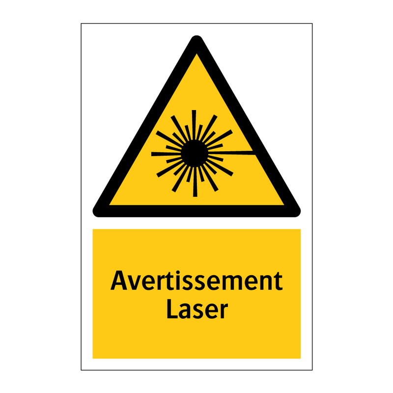 Avertissement Laser