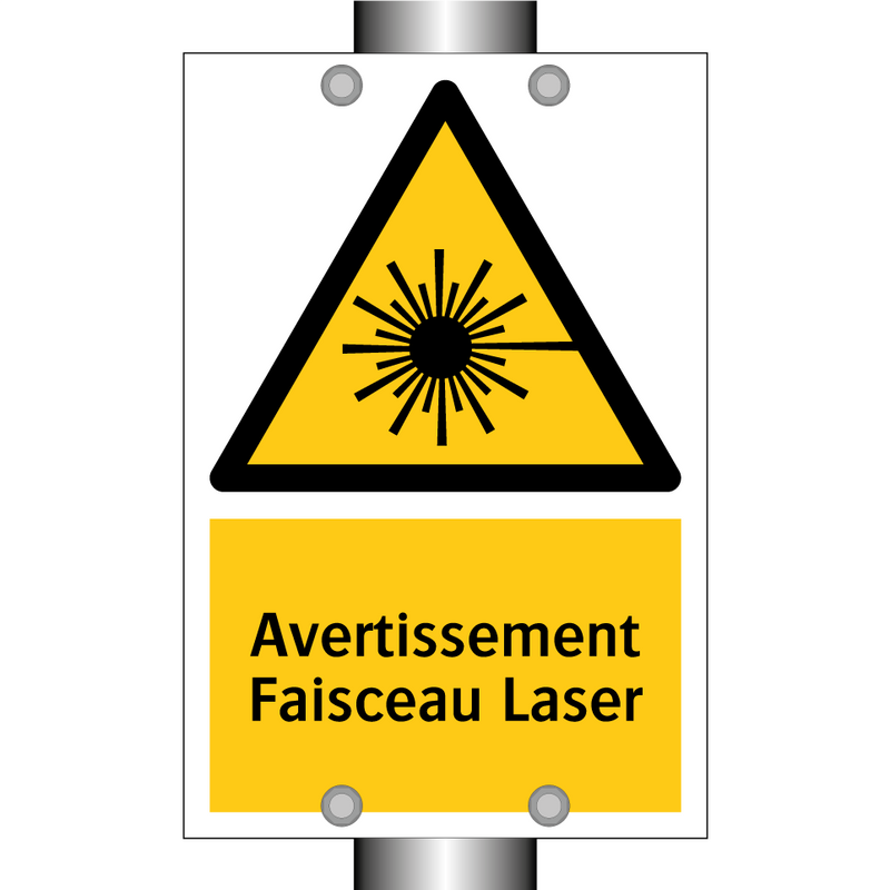 Avertissement Faisceau Laser