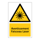 Avertissement Faisceau Laser
