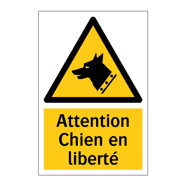 Attention Chien en liberté