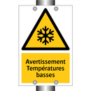 Avertissement Températures basses