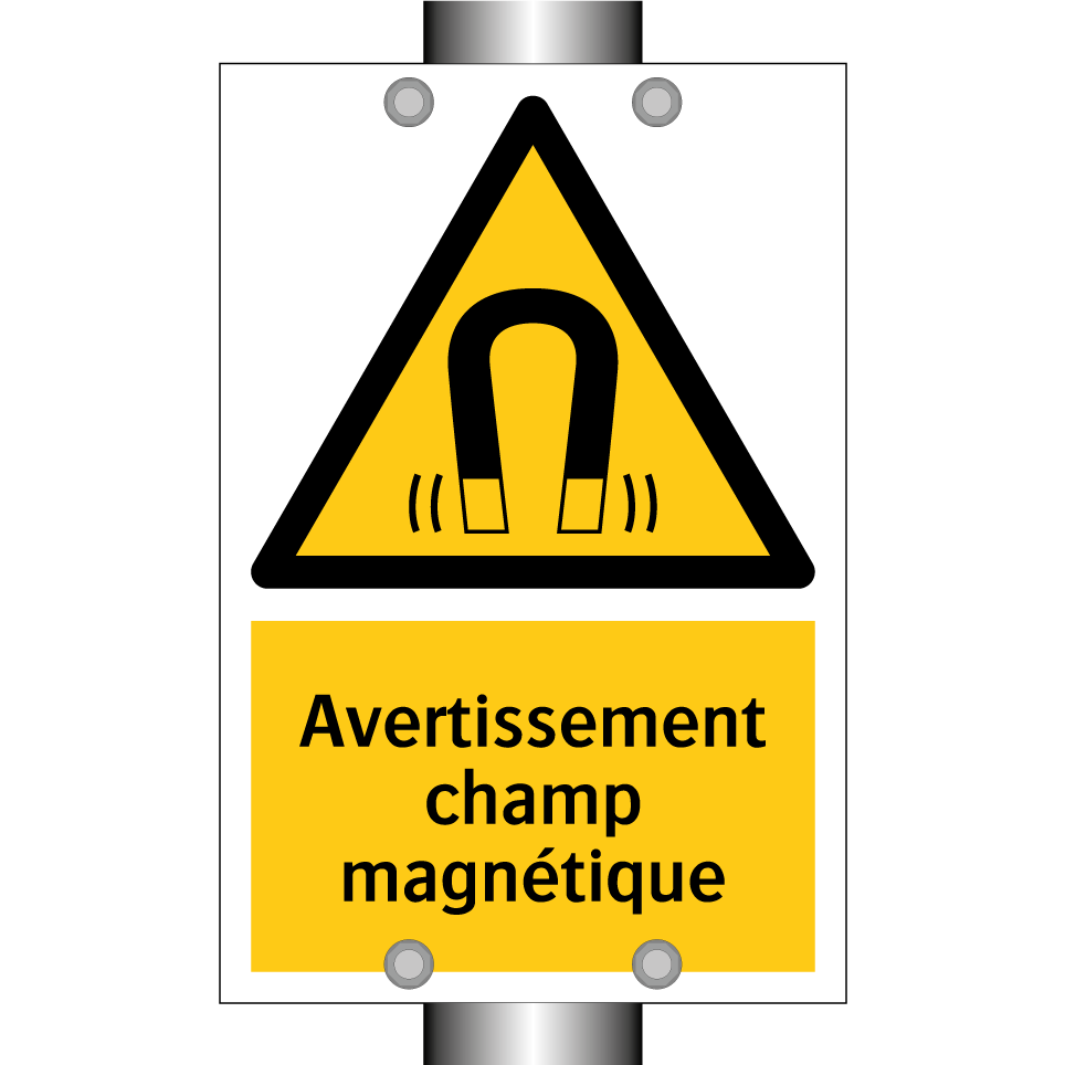 Avertissement champ magnétique