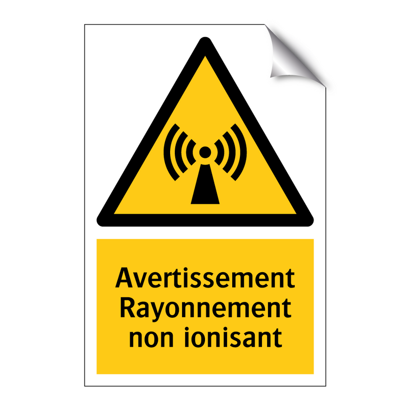 Avertissement Rayonnement non ionisant