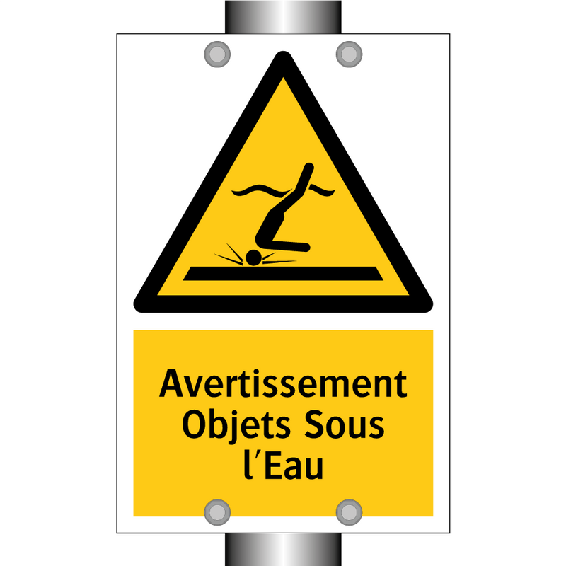 Avertissement Objets Sous l'Eau