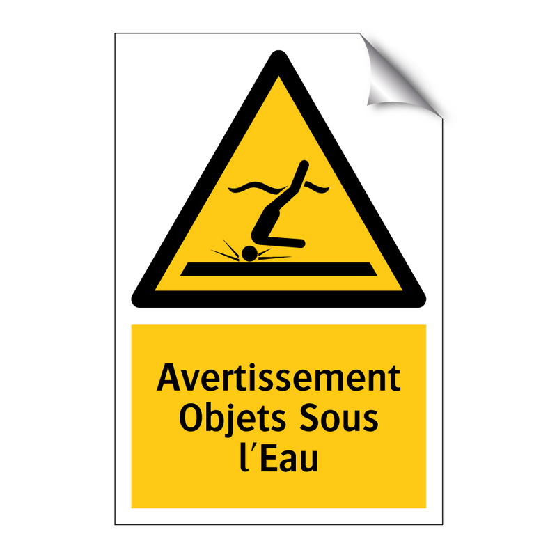 Avertissement Objets Sous l'Eau