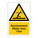 Avertissement Objets Sous l'Eau