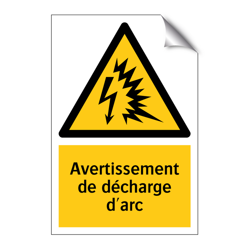 Avertissement de décharge d'arc