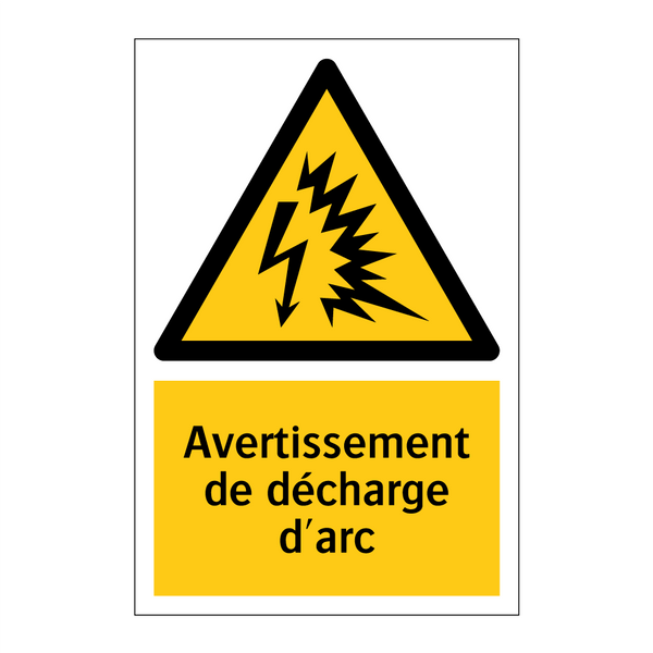 Avertissement de décharge d'arc