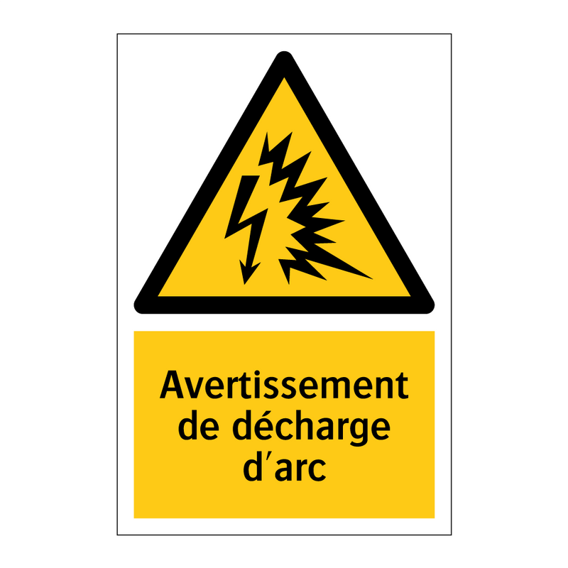 Avertissement de décharge d'arc