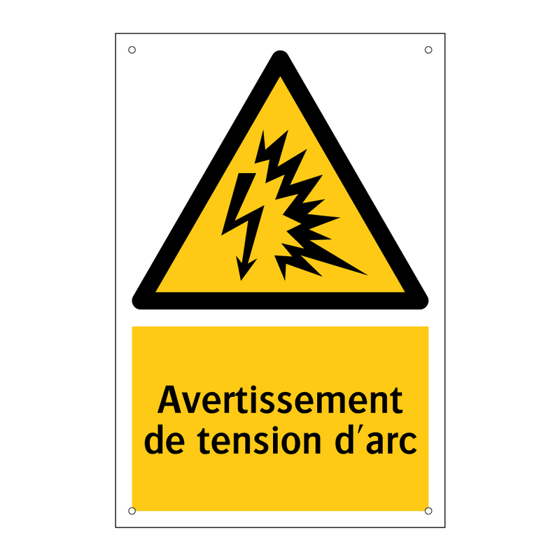 Avertissement de tension d'arc